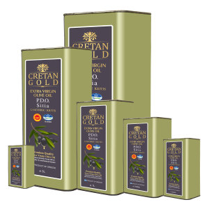 PDO Sitias - Cretan Gold Extra Virgin Olive Oil Tin